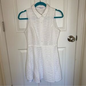 BCBGeneration White Eyelet Dress